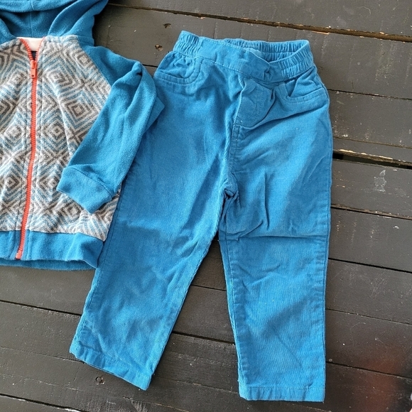 Little Maven Baby Boy Outfit Blue Jacket Pants 18M - Picture 3 of 4
